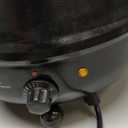 Stainless Steel Stock Pot - 10.5 Quart With Hinged Lid And Removable Soup Jug, Heatable Large Capacity Soup Bucket, Commercial Grade Stockpot With Lid, Black