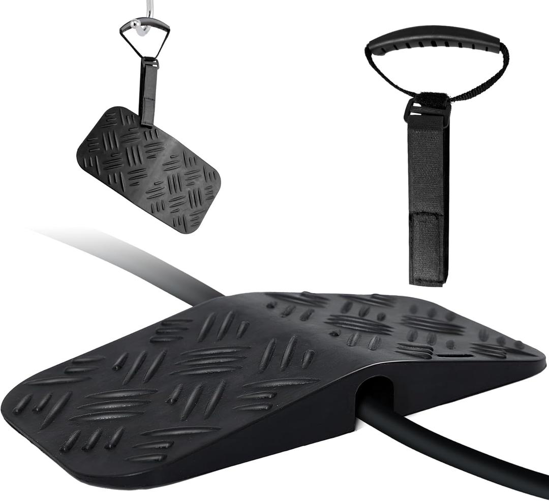 Vizava Ev Charger Cable Protector with Handle For Garage Door,Gap Minimizing Design Heavy Duty Soft Rubber Ev Charger Cord Protector Compatible for Tesla(Model 3/Y/X/S), J1772 Chargers,Prevents Damage