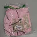 LAMISSCHE Womens 2 Piece Workout Sets Athletic Gym Sets Crop Top And Skirt With Shorts Set Activewears (Medium, Pink)