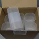 30 Pack Pen Holder Pen Cups for Desk Organizers and Storage Stationery Plastic Matte Pencil Holder Cups Ins Style Transparent for Office School Home Supplies