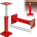 2 Pack Adjustable Jack Post, 11"-16" Stabilizing Jacks for RV & Trailer, Temporary Support Pole for Porch, Deck & Staircase - Portable Screw Jack with 11,023 lbs Capacity