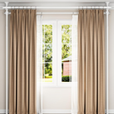 Tension Double Curtain Rods for Windows by EZFurni,31 to 83 Inch Wide, Adjustable No Drill Curtain Rods for Living Room,Bedroom,Decorative Window Treatment,Renter Friendly,39 to 130 Inch Height,White