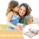 New Mom Gifts Blanket - Mama Daily Affirmations Throw 50x60'', Postpartum Self Care Inspirational Gift for Mommy to Be, Birthday Christmas Blanket for Mom