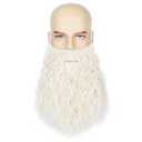 Yan Dream Long Curly Blonde Beard Synthetic Men Classic Halloween Party Beard and Mustache