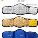 Mkono Male Dog Belly Band Wraps Washable Dog Diapers Male for Dogs, Waist 11.8 Inches to 14.6 Inches(3 Pack,Blue,White,Yellow) Small