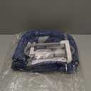 MTWML Portable High Chair for Table, Hook On High Chair That Attaches to Table, Space Saver Clip On Counter Seat for Baby, Easy Clean Baby Feeding Clamp Seat with Carry Bag for Travel(Stripe-Blue)