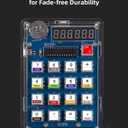 DIY Electronic Calculator Kit, 6-Digit Display, Soldering Practice Project with Resistance Reader