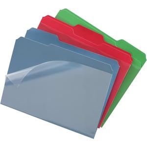 Find It Clear View File Folder with Clear Front Sheet, Back to School Supplies for College Students, Pack of Six, Assorted Colors (FT07187)