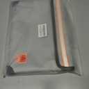 Fireproof Document Bag 2200F/5200F, 1511"with Zipper and Reflective Strip,Heat Insulated Fireproof/Waterproof Bag for Cash, Documents and Valuables, Large Black-5200F