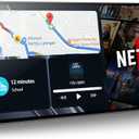 Volam 10.25'' Carplay Screen for car with Netflix YouTube and Backup Camera for iPhone Android Auto Upgraded Wireless AI Video Entertainment BOX Built-in Apps Voice Control GPS for iOS 10+ Android 11+