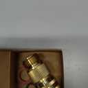 Brass Hose Quick Connect, 3/4 Inch GHT Thread Garden Hose Quick Connector No-Leak Water Hose Quick Connect Fittings Male and Female - 2Packs