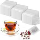 1600 Pcs Disposable Tea Bags Muslin Bags with Drawstring Spice Bags Filter Bags Empty Tea Infuser Sachets Small Cheese Cloth Bag for Loose Leaf Tea Coffee Spice