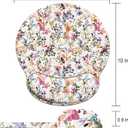 Watercolo Flowers Mouse Pad with Wrist Rest, Floral Patterns Mousepad for Desk. Premium-Textured Mouse Mat, Non-Slip Rubber Base Mousepad for Laptop, Computer & Pc