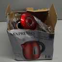 Mixpresso Stainless Steel Electric Kettle Red Color, Cordless Pot 1.7L Portable Electric Hot Water Kettle, 1500w Strong Fast Boiling Pot, Water Boiler, Electric Tea Kettle With Boil Dry Protection