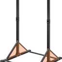 Power Tower Pull Up Bar Station - 440LBS Heavy Duty Home Gym Equipment - Adjustable Height (4.2ft-7ft) Free Standing Chin Up Bar with Zero-Wobble Triangular Base for Strength Training & Calisthenics