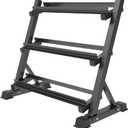 3-Tier Dumbbell Rack Multilevel Weight Storage Organizer for Home Gym, Weight Rack for Dumbbells, Kettlebells, (Rack Only)