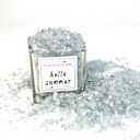 LePe Crushed Fire Glass, Translucent Broken GlassDecorative for Resin Art, Fire Pits, Potted Plants, Garden and Indoor Use, 3-6mm Fire Pit Glass, 1 Pound in Jar(Grey) (Gray)