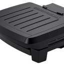George Foreman® Fully Submersible™ Grill, NEW Dishwasher Safe, Wash the Entire Grill, Easy-to-Clean Nonstick, Black/Grey