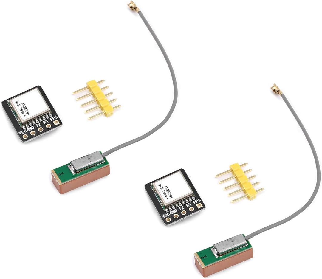 Teyleten Robot ATGM336H GPS+BDS Dual-Mode Module Flight Control Satellite Positioning Navigator Replacement NEO-M8N NEO-6M for Arduino 2pcs