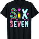Funny Six Seven 6 7 Meme Teacher Design for Men Women Girls T-Shirt S