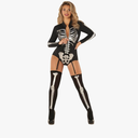 Morph Skeleton Costume Women, Halloween Skeleton Bodysuit For Women, Womens Halloween Costumes, M