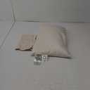 LOFE Organic Buckwheat Pillow for Sleeping with Organic Cotton Pillowcase - 14''x20'' Adjustable Pillow, Breathable for Cool Sleep, Cervical Support for Back and Side Sleepers(Tartary Buckwheat Hulls)