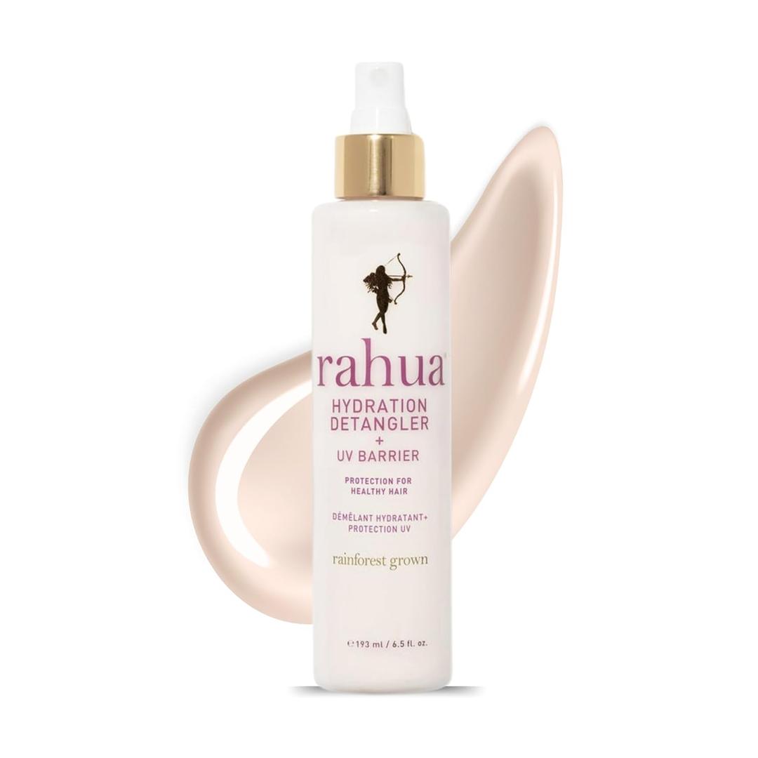 Rahua Hydration Detangler + UV Barrier - Leave-In Spray for All Hair Types - Vegan Heat Protectant and Anti-Frizz Mist with Morete Oil, Sacha Inchi and Mango - Color Safe - 6.5 Fl Oz (Multicoloured)
