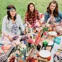 110PCS Groovy Party Favors Set Retro Hippie Birthday Decorations Supplies Gift Bags Hippie Boho Party Favors Boho Themed Birthday Party Shower Classroom Rewards