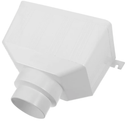 Collecting Bucket Garden Water Diverter Down Gutter Supplies Rainwater Gutter Downspout Extensions Replacement Pir Sensor Downspout Diverter White Universal PVC Water Cup