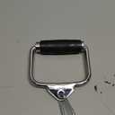 LAT Pull Down Bar, Strength Training Deluxe Single Double D Handle Tricep Rope, V-Shaped Rotating Straight Press Down Bar for Weight Workout, Cable Machine Accessories, Single x2