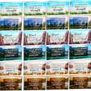24 Packs Travel Size Tissue Pocket Slim Pack Facial 3 Ply Wallet Size Pocket Tissues for Travel Wedding Party Favors, 6 Styles(Biblical Landscape)
