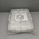 Chilled Snackle Box Container with Ice Pack, Charcoolerie Chilled Portable Serving Tray with Lid and Handle 8 Compartment Snack Container for Charcuterie Snack Road Trip Picnic Keep Fresh