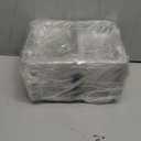 100 Pack Clear Hinged Food Container, To Go Containers with Clear Lids,Cake Slice Containers Clamshell Takeout Tray for Sandwiches, Dessert, Cakes, Cookies, Salads