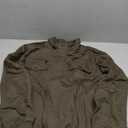 TACVASEN Men's Winter Jacket Fleece Lined Military Jacket Cargo Windbreaker Zip Front Stand Collar Coat with Multi Pockets, XL