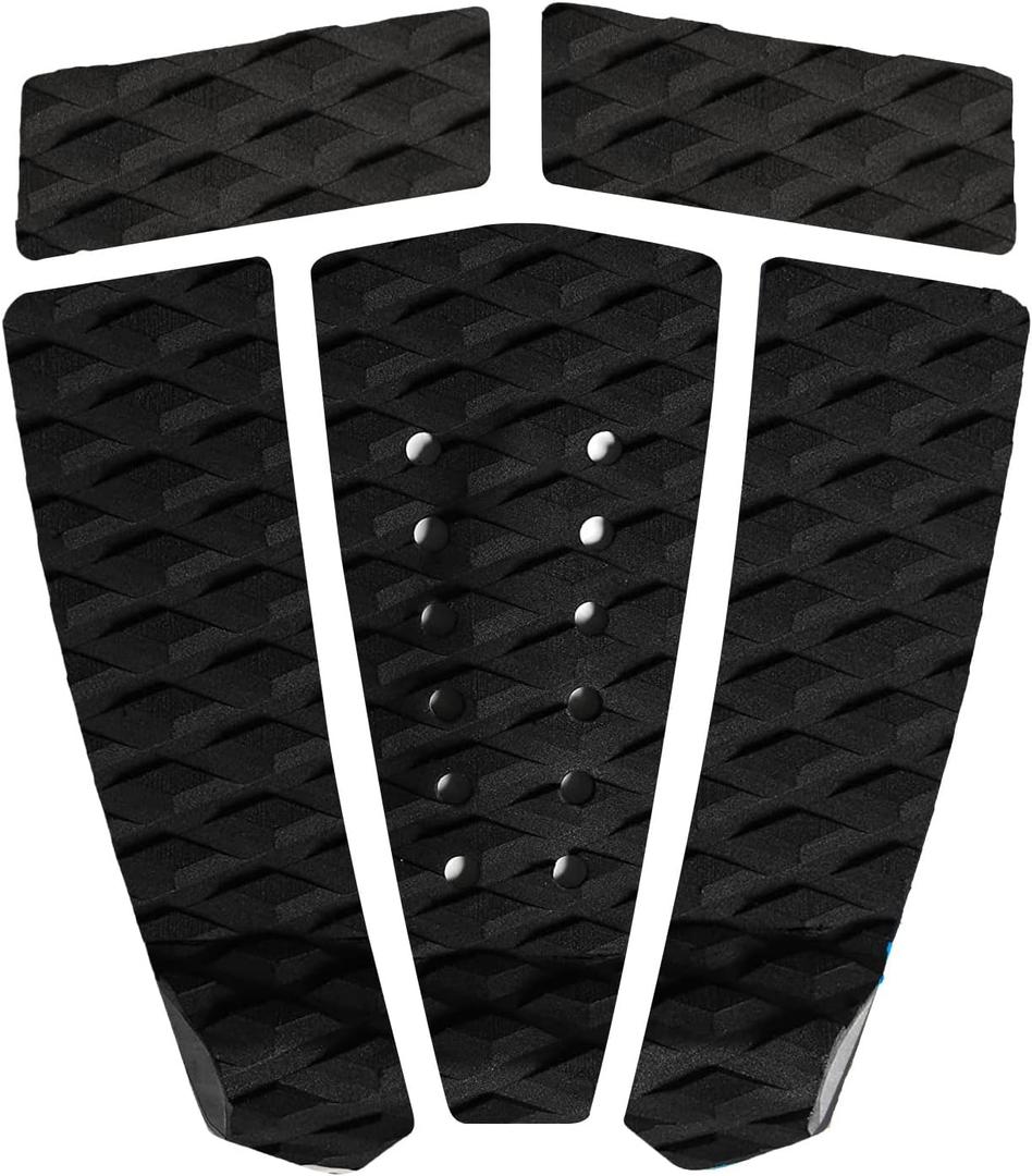 Surfboard Deck Traction Pads with Kicker for Stomp Skimboards, Surf Boards, Funboard, Fish Board