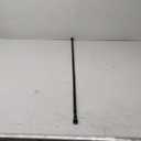 Kenney Rogers Twist & Fit No Tools Tension Curtain Rod, 48 to 84 Inches, Black Extendable, No Drilling, Easy Install for Windows