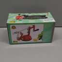 Apple Peeler Corer, Long lasting Chrome Cast Magnesium Alloy Apple Peeler Slicer Corer with Stainless Steel Blades and Powerful Suction Base for Apples and Potato(White)