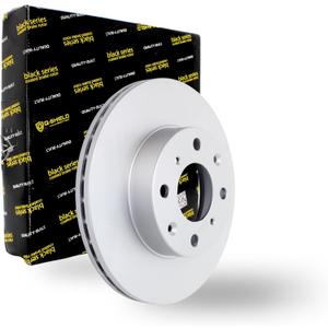 QUALITY-BUILT Front Brake Rotor, Black Series BR31321G, Compatible with 2002-2006 Dodge/Hyundai (Accent,Verna)