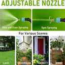 Battery Powered Garden Sprayer 2 Gallon, 7.4V Powerful Electric Pump Sprayer, Weed Sprayer with USB Rechargeable Handle, 5 Mist Nozzles, Retractable Wand, Adjustable Strap for Lawn, Garden, Yard