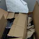 Simple Houseware 30 Inch Narrow Freestanding Garment Rack with Storage Shelf  Slim & Space-Saving Closet Organizer, Black