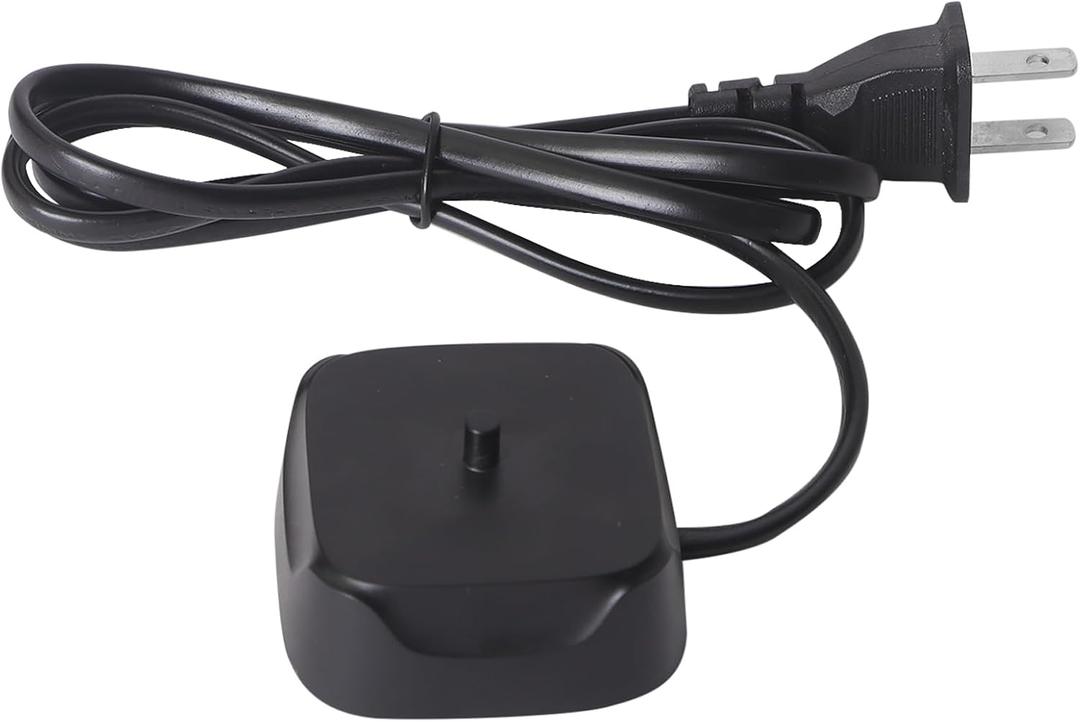 Electric Toothbrush Charger, Replacement Charger for AquaSonic /7AM2M AM100 AM101 AM103 / COSLUS/Philips/Oral B and More Electric Toothbrush, Portable (Black)