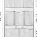 Mesh Shower Organizer Hanging Caddy Quick Dry Bathroom Storage for Toiletry Accessories with Rotating Hanger (8 Pockets)