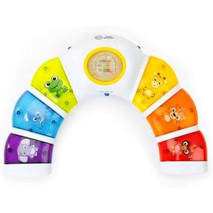 Baby Einstein Glow & Discover Light Bar Musical Activity Station and Tummy Time Toy, Montessori Cause and Effect Early Learning for 3-36 months