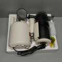 Ganiza Juicer Machines, Cold Press Juicer with Large Feed Chute for Whole Fruits & Vegetables, Slow Masticating juicers with 3 Replace Filters for Batch Juicing, Easy to Clean, BPA Free (White)