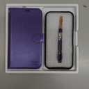 OCASE for iPhone 17 Pro Detachable Wallet Case with Card Holder, 2 in 1 PU Leather Flip Folio with RFID Blocking Stand Wrist Strap Shockproof Phone Cover 6.3 Inch 2025, Purple