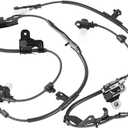 2 Pcs ABS Wheel Speed Sensors Compatible with Toyota Sequoia 4.7L V8 2001 to 2007, Toyota Tundra V6 V8 2000 to 2006, Front Left and Right abs Sensors, Replacement for 89543-0C010, 89542-0C010