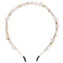 Pearl Starfish Bridal Headband, Mermaid Beach Wedding Hair Accessory for Women and Girls