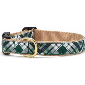 Up Country Gordon Plaid Pattern Dog Collar, Small (9 to 15 Inches) 1 Inch Wide Width