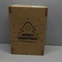 Danxilu 14FT Large Christmas Inflatables Santa Claus Outdoor Decorations Built-in LED Lights, Christmas Inflatable Blow Up Santa Holding Garland for Yard Patio Garden Lawn Holiday Party Xmas Decor