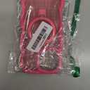 UEEBAI Magnetic for iPhone 16 Pro Max Case, [Compatible with MagSafe] [Built-in Kickstand] Translucent Wave Design Wavy Frame Matte Drop Protect Phone Case - Hot Pink